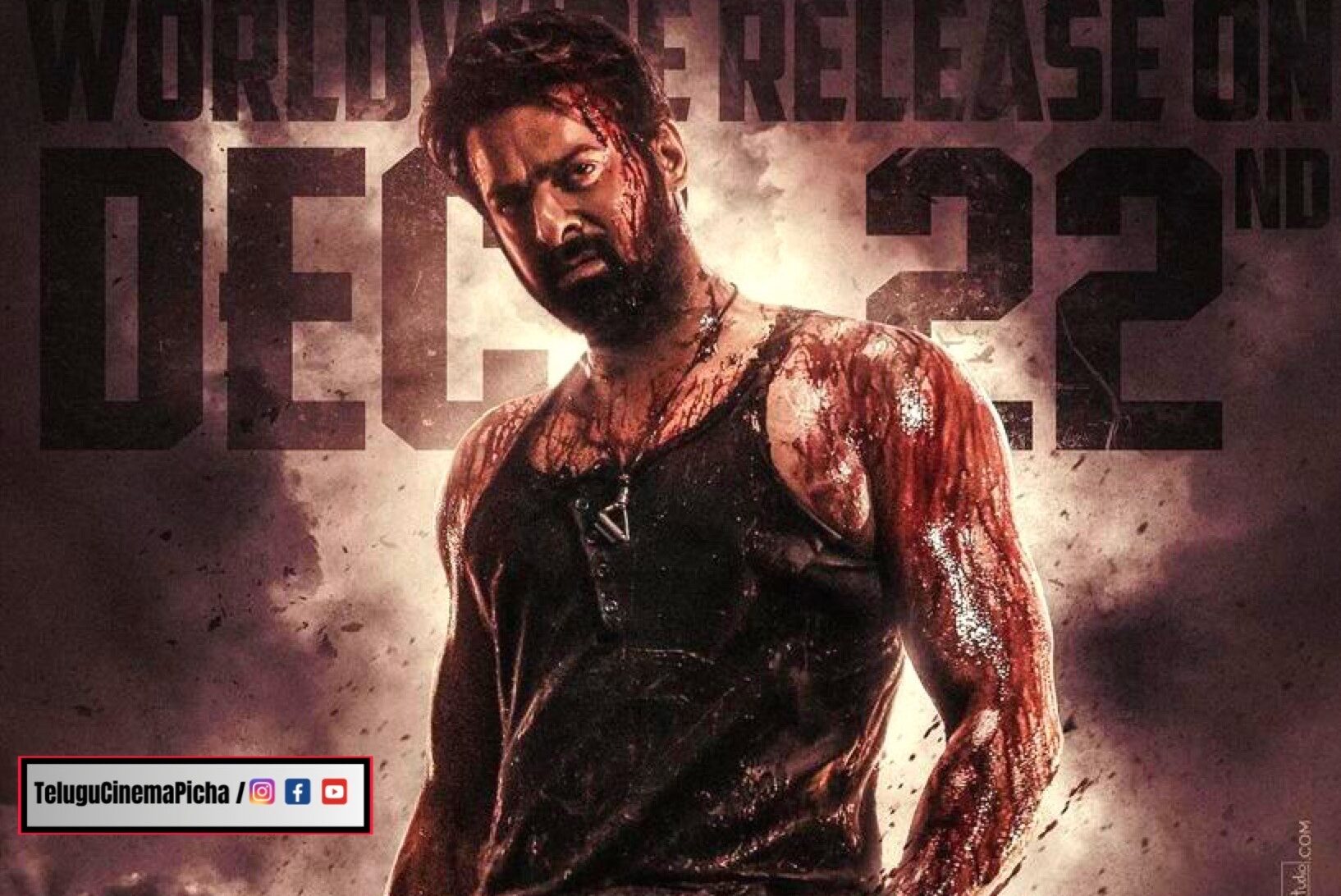 Salaar Movie: Prabhas Takes Center Stage in This Action-Packed Thriller Releasing on December 22nd